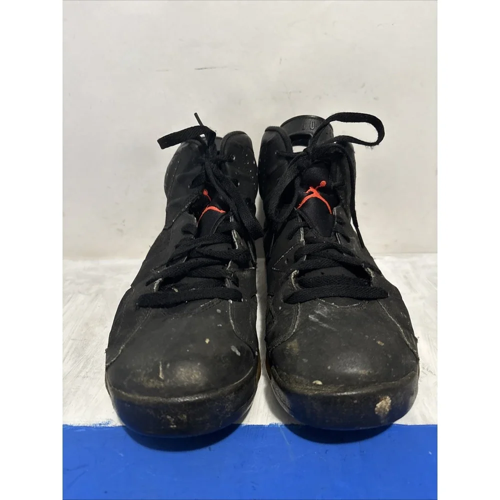 Nike Air Jordan 6 Retro Mens Sneaker 10.5 Black Infrared 384664-060
